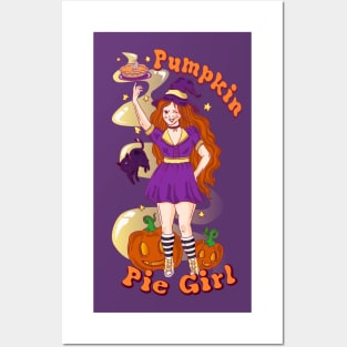 Pumpkin Pie Girl Posters and Art